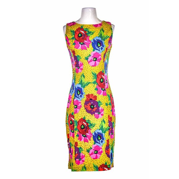Adrienne Vittadini Sheath 6 Yellow